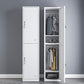 Modern Style Wardrobe Metal Wardrobe Closet with Lock,14.96" D x 16.54" W x 39.37" H