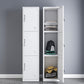 Modern Style Wardrobe Metal Wardrobe Closet with Lock,14.96" D x 16.54" W x 39.37" H