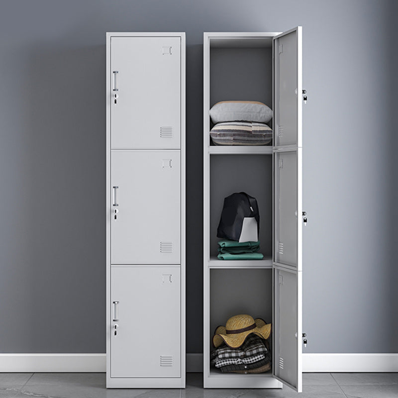 Modern Style Wardrobe Metal Wardrobe Closet with Lock,14.96" D x 16.54" W x 39.37" H