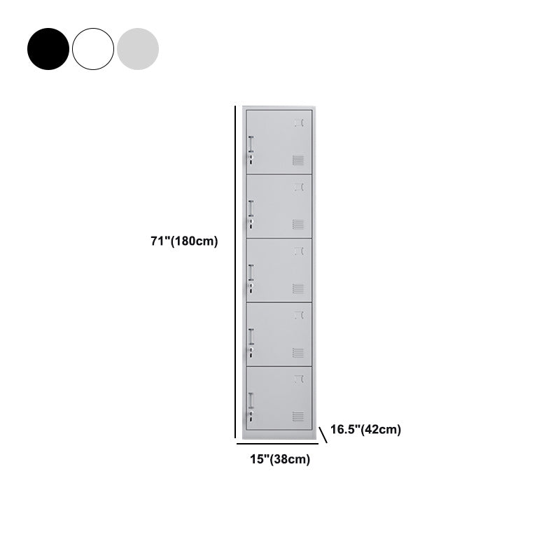 Modern Style Wardrobe Metal Wardrobe Closet with Lock,14.96" D x 16.54" W x 39.37" H