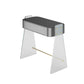 Contemporain 1 tiroir Maquillage Vanité Bureau en bois et coiffeur en acrylique