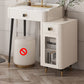 Contemporary Vanity Dressing Table Slate Top Make-up Vanity with Drawer