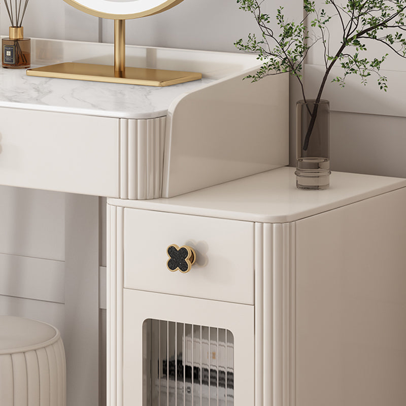 Vanité contemporaine casse-table en ardoise Vanité de maquillage avec tiroir