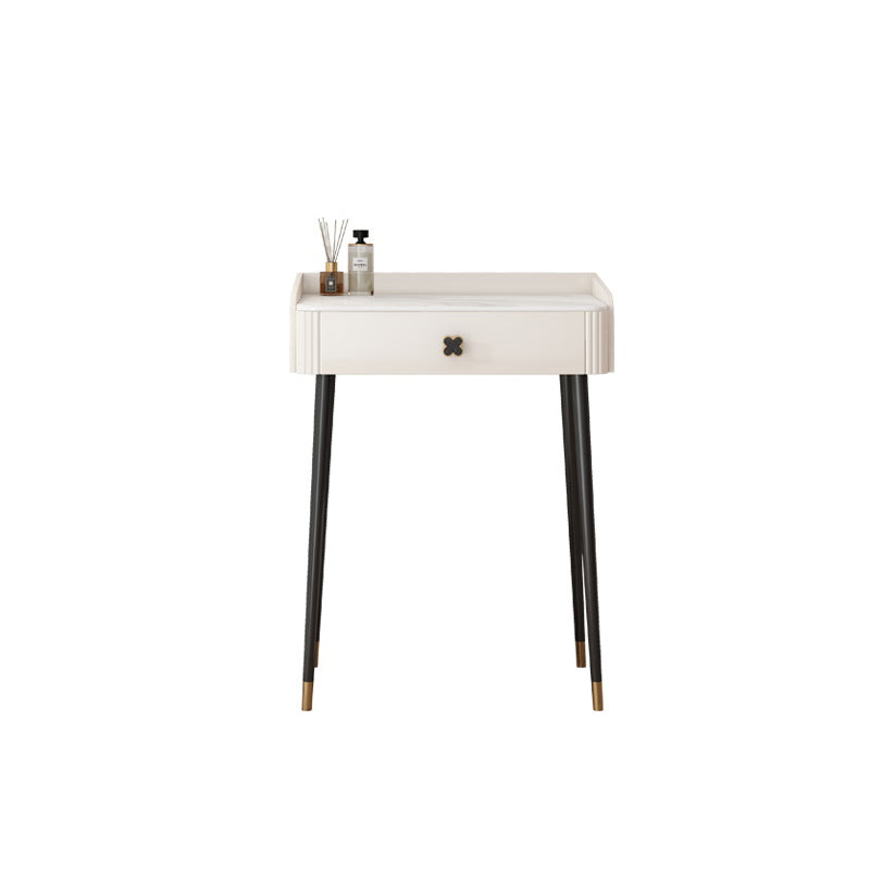 Contemporary Vanity Dressing Table Slate Top Make-up Vanity with Drawer