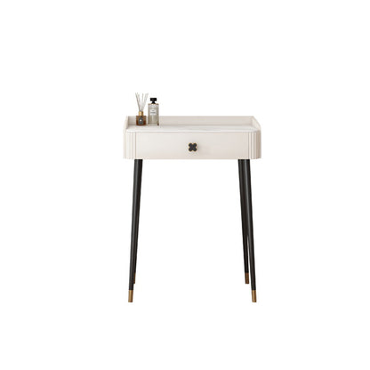 Contemporary Vanity Dressing Table Slate Top Make-up Vanity with Drawer