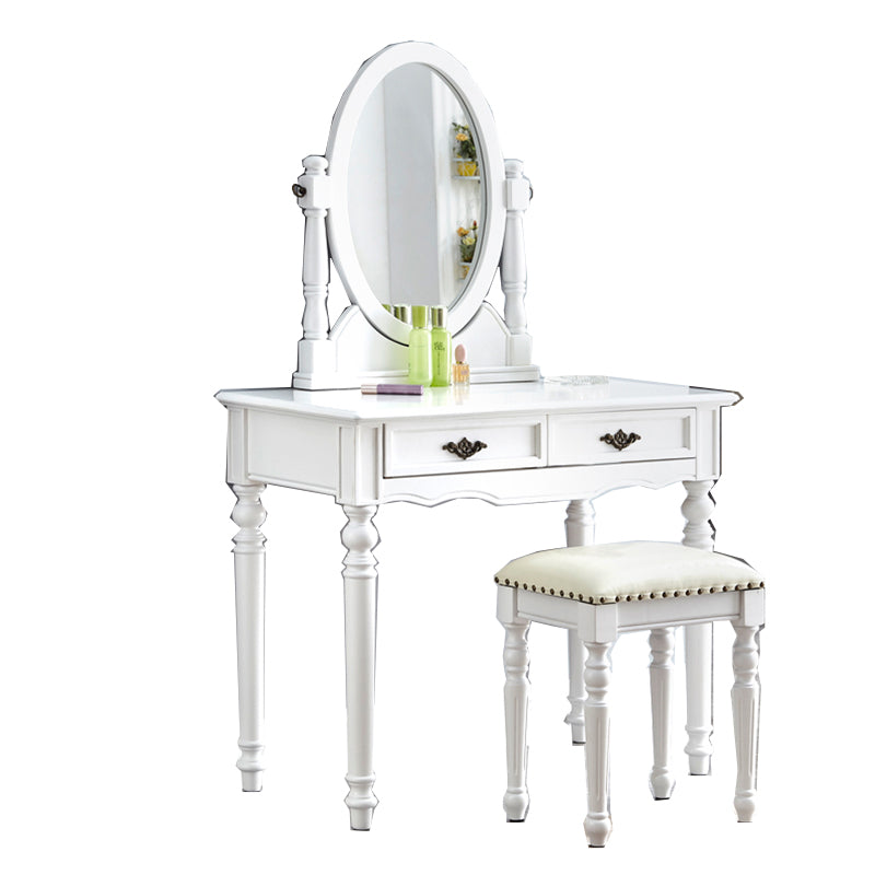 Tavolo da toeletta da toeletta per vanità in legno tradizionale set da trucco da vanità