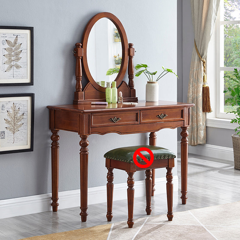 Tavolo da toeletta da toeletta per vanità in legno tradizionale set da trucco da vanità