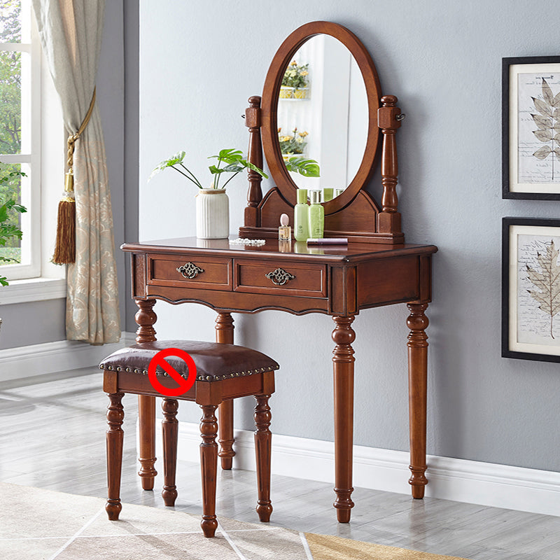 Tavolo da toeletta da toeletta per vanità in legno tradizionale set da trucco da vanità
