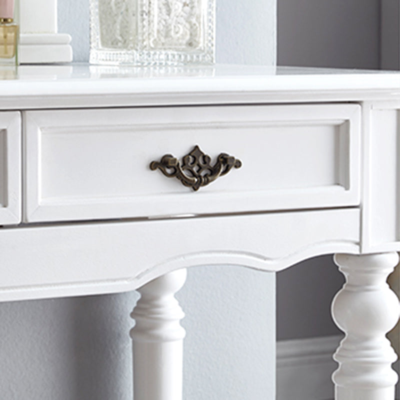 Tavolo da toeletta da toeletta per vanità in legno tradizionale set da trucco da vanità