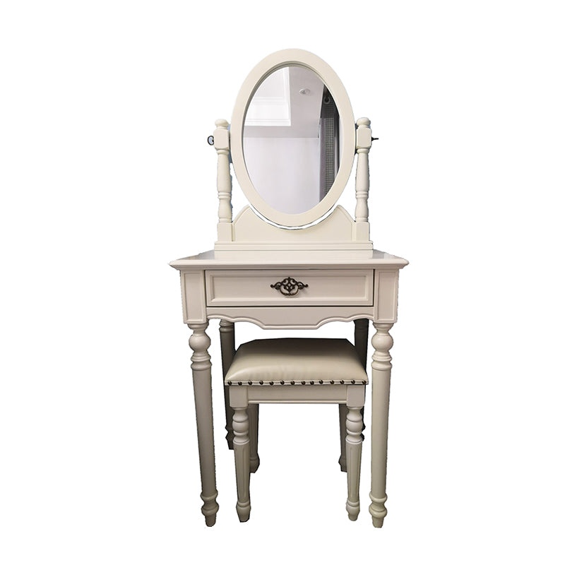 Tavolo da toeletta da toeletta per vanità in legno tradizionale set da trucco da vanità