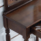 Traditional Wooden Vanity Makeup Table Set 1 Drawers Dressing Table with Mirror Clearhalo 'Bedroom Furniture' 'furn' 'furn_makeup_vanities' 'Furniture' 'Makeup Vanities' 'makeup_vanities' 5479658