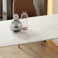 Stone Dining Room Collection Contemporary Double Pedestal Dining Table for Home Clearhalo 'Dining Tables & Seating' 'Dining Tables' 'dining_table' 'furn' 'furn_dining_table' 'Furniture' 'Kitchen & Dining Furniture' 5479832