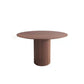Solid Wood Dining Table Contemporary Dining Site Table with Pedestal Base Brown Without Chairs Clearhalo 'Dining Tables & Seating' 'Dining Tables' 'dining_table' 'furn' 'furn_dining_table' 'Furniture' 'Kitchen & Dining Furniture' 5479889