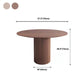 Solid Wood Dining Table Contemporary Dining Site Table with Pedestal Base Clearhalo 'Dining Tables & Seating' 'Dining Tables' 'dining_table' 'furn' 'furn_dining_table' 'Furniture' 'Kitchen & Dining Furniture' 5479898
