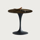 Modern Style Round Dining Table Tulip Home Table with Metal Base