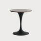 Modern Style Round Dining Table Tulip Home Table with Metal Base