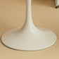 Modern Style Round Dining Table Tulip Home Table with Metal Base