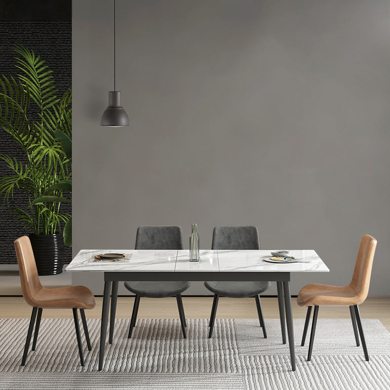 Tavolo da pranzo industriale del sito da pranzo in pietra top estendibile tavolo da pranzo