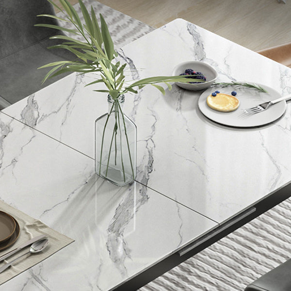 Tavolo da pranzo industriale del sito da pranzo in pietra top estendibile tavolo da pranzo