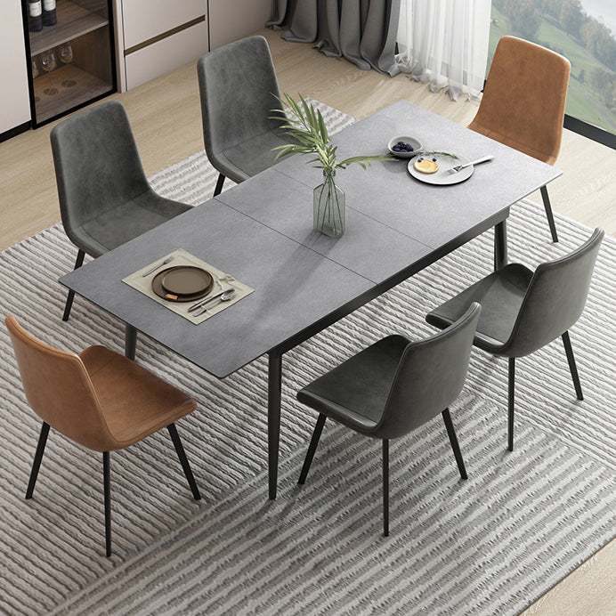 Tavolo da pranzo industriale del sito da pranzo in pietra top estendibile tavolo da pranzo