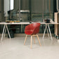 Table à manger industrielle avec table à manger rectangulaire en pin noir pour cuisine