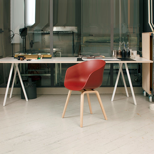 Table à manger industrielle avec table à manger rectangulaire en pin noir pour cuisine