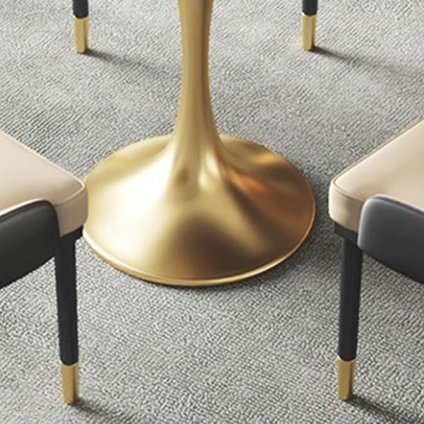 Traditional Luxury Dining Table Sintered Stone Tulip Table for Dining Room Clearhalo 'Dining Tables & Seating' 'Dining Tables' 'dining_table' 'furn' 'furn_dining_table' 'Furniture' 'Kitchen & Dining Furniture' 5480000