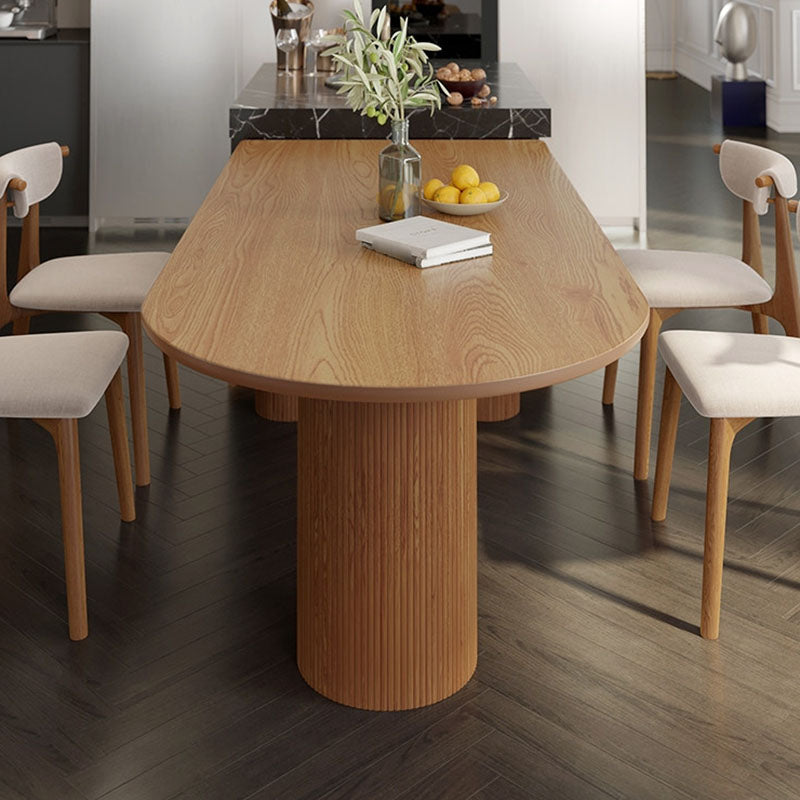 Tavolo da pranzo in legno massiccio tavolo da pranzo moderno con 4 gambe in legno