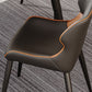 Brasserie Contemporary Faux Leather Dining Chair Parsons Chair in Matte Finish Clearhalo 'Dining Chairs' 'Dining Tables & Seating' 'dining_chair' 'furn' 'furn_dining_chair' 'Furniture' 'Kitchen & Dining Furniture' 5480200