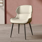 Brasserie Contemporary Faux Leather Dining Chair Parsons Chair in Matte Finish Clearhalo 'Dining Chairs' 'Dining Tables & Seating' 'dining_chair' 'furn' 'furn_dining_chair' 'Furniture' 'Kitchen & Dining Furniture' 5480207