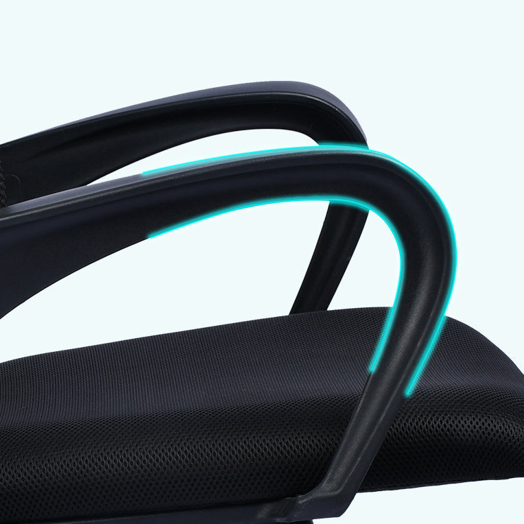 Zeitgenössischer Bürostuhl Lenden Sie Lumbal Support Mesh Mid-Back-Schreibtischstuhl