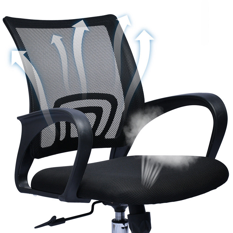 Zeitgenössischer Bürostuhl Lenden Sie Lumbal Support Mesh Mid-Back-Schreibtischstuhl