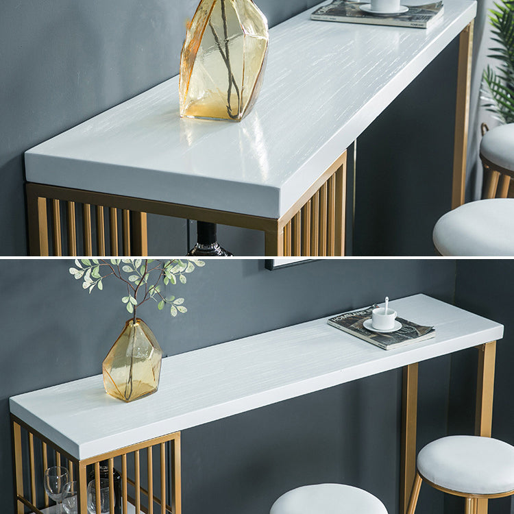 1/3/4 stuks Glam Bar Set Home Mat Finish Iron Bark Stool en Table Set