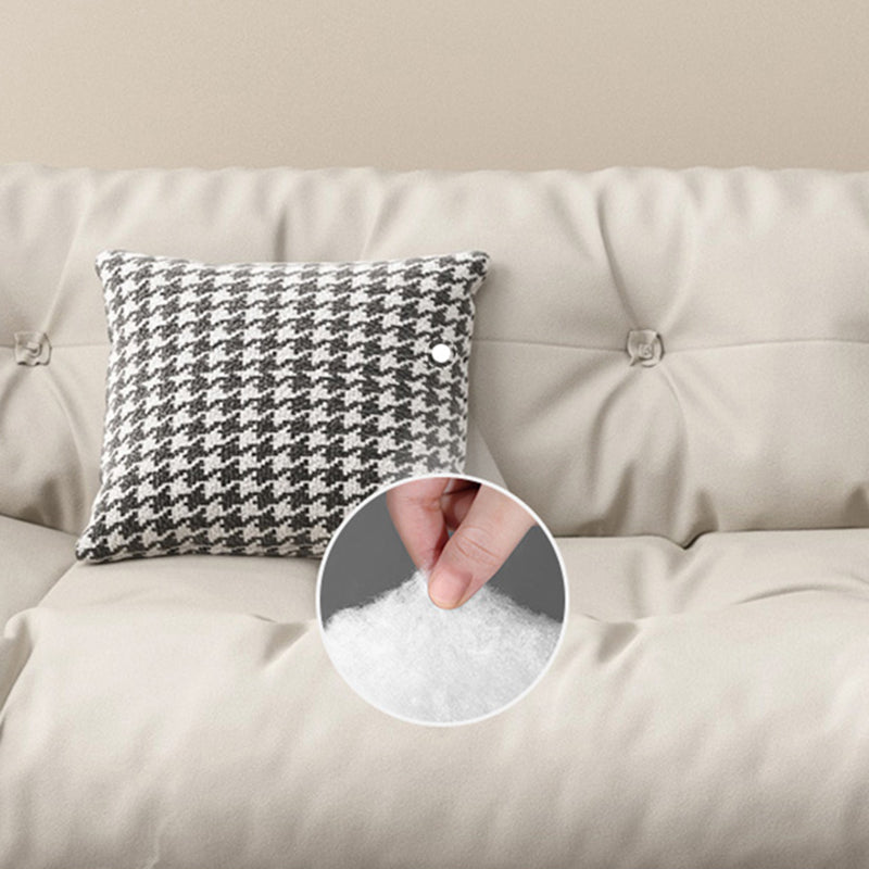 Tufted Split-Back Contemporary Standard Settee Couch in Beige Clearhalo 'furn' 'furn_sofas' 'Furniture' 'Living Room Furniture' 'Sofa' 'sofas' 5484183