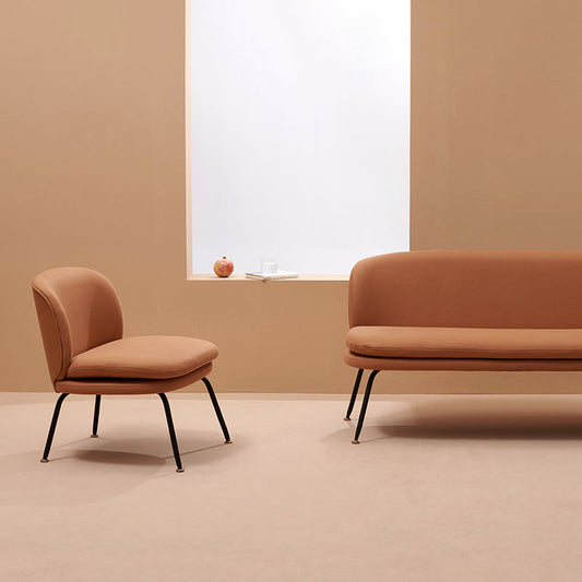 Faux in pelle resistente alla pelle contemporanea di divano di divano standard a schiena