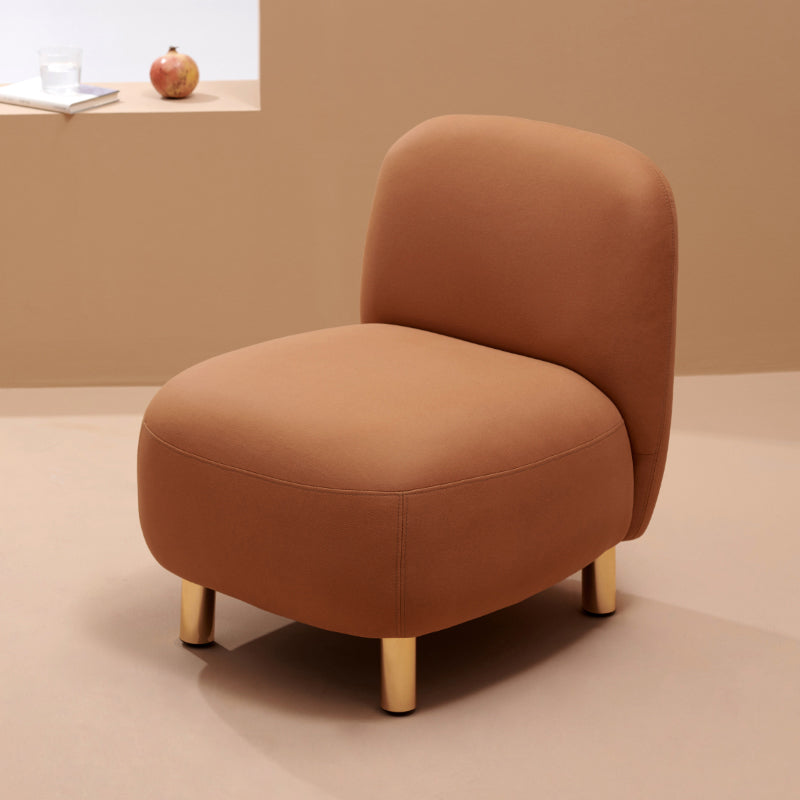 Sofá estándar contemporáneo de cuero sintético resistente a las manchas para sala de estar