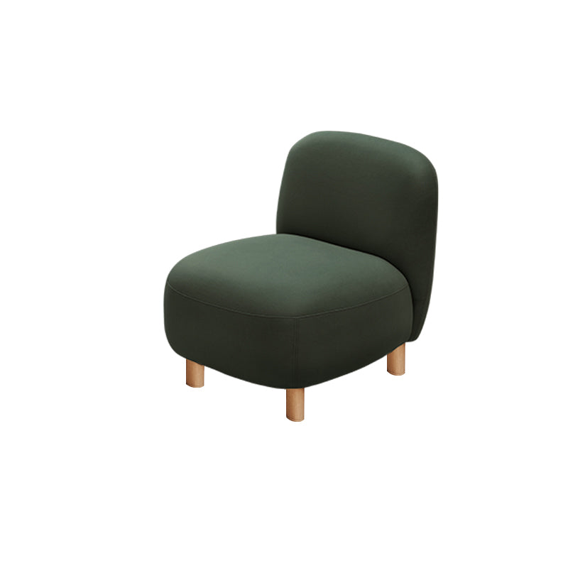 Sofá estándar contemporáneo de cuero sintético resistente a las manchas para sala de estar