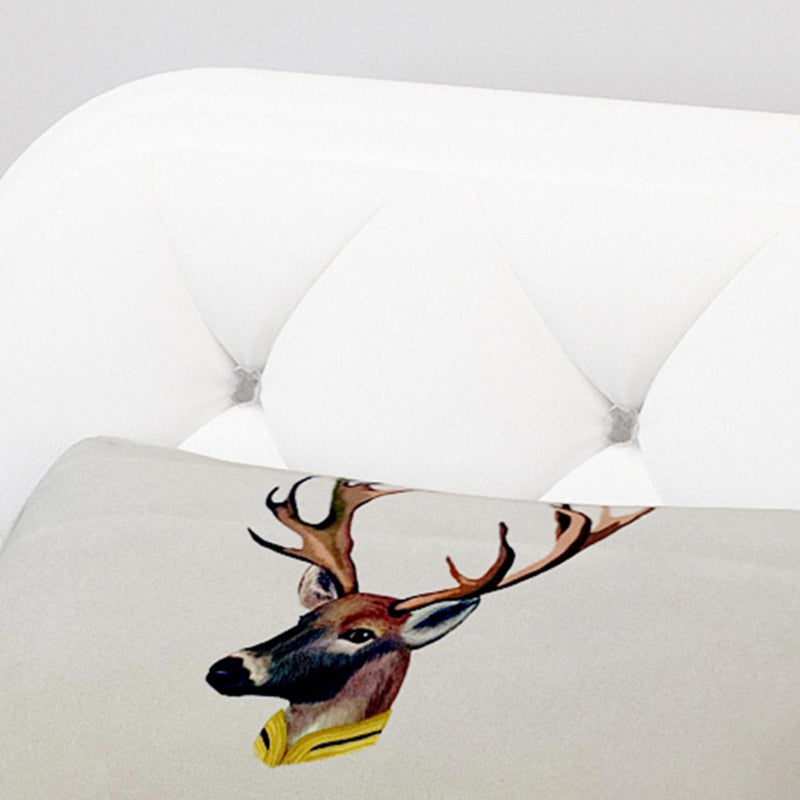 Zeitgenössisches Leinenquadratarmof Sofa Bett Standardfaltbares Sofa für Wohnzimmer