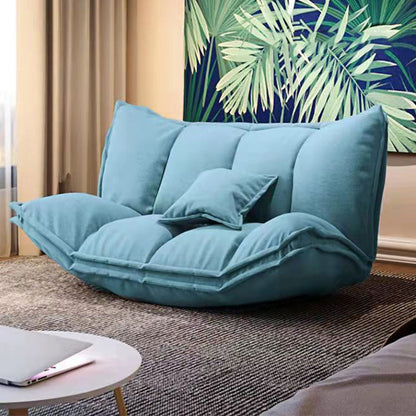 リネンコンテンポラリーアームレスソファコンバーチブルソファ、62.99 "L x 19.68" w x 19.68 "H