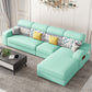 Nordic Style Sofa Bed Fabric Material Multicolor Choice of Latex/sponge Seat Padding Sofa