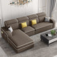 Nordic Style Sofa Bed Fabric Material Multicolor Choice of Latex/sponge Seat Padding Sofa