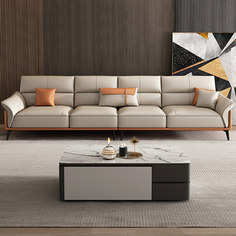 Folding Armrest Cushioning Back Leather Sofa Bed Sponge Cushion Filling Sofa