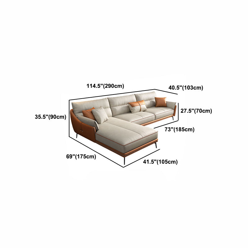 Folding Armrest Cushioning Back Leather Sofa Bed Sponge Cushion Filling Sofa