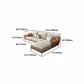 Folding Armrest Cushioning Back Leather Sofa Bed Sponge Cushion Filling Sofa
