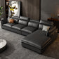 Contemporary Pillow Top Arm Sofa & Chaise Sewn Pillow Back Sofa