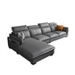 Contemporary Pillow Top Arm Sofa & Chaise Sewn Pillow Back Sofa