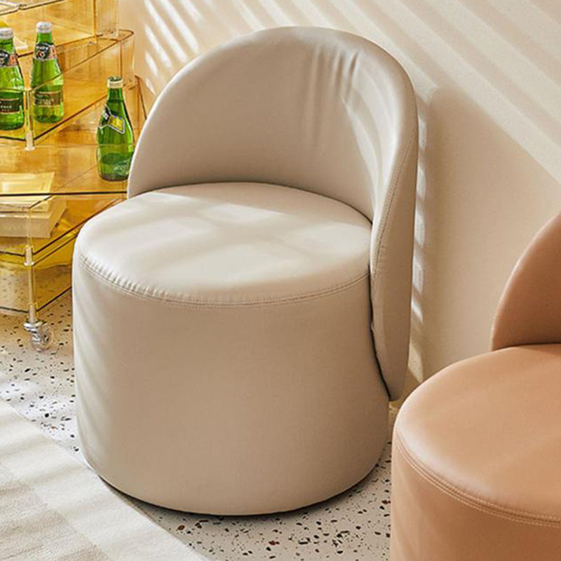 Silla sin brazo 21.6 "L x20.0" W x29.9 "H Silla giratoria para sala de estar