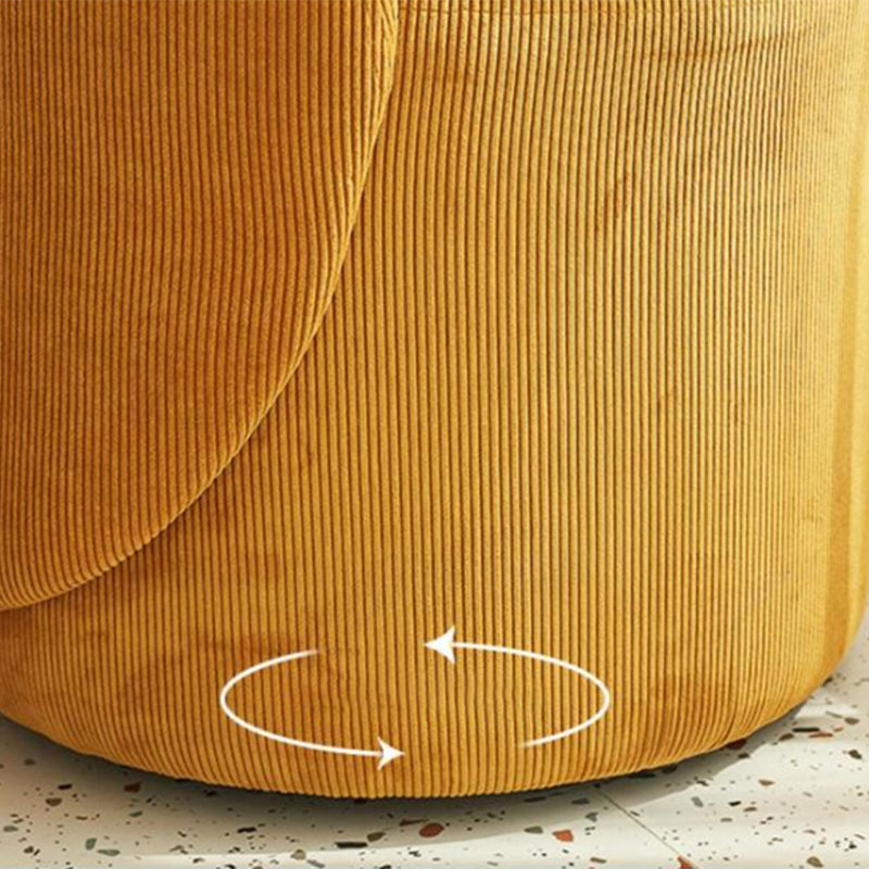 Silla sin brazo 21.6 "L x20.0" W x29.9 "H Silla giratoria para sala de estar