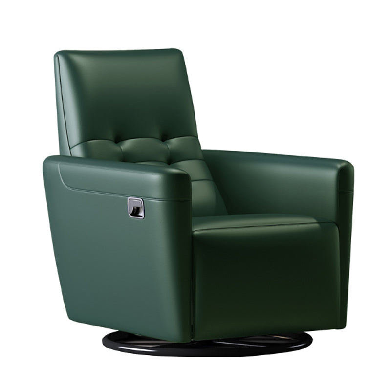 Chaise convertible authentique en cuir 29,52 "L x 37,00" W x 40,15 "