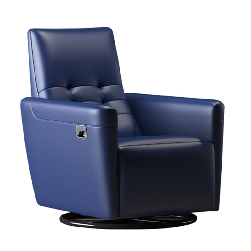 Chaise convertible authentique en cuir 29,52 "L x 37,00" W x 40,15 "